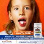Nurse Julie's Chewable Colostrum for Kids, 120 Count - Easy-to-Chew Children's Tablet for Daily Immune & Gut Support, Grassfed New Zealand Colostrum Pills for Children, No Additives, 2 Month Supply