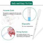 moveland 1000PCS 3ml Disposable Plastic Transfer Pipettes for Lab, Oil, Art