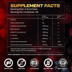 kukaly Creatine Monohydrate Gummies for Men & Women, 9000MG Creatine Gummies Sugar Free - Mixed Flavored with L-Taurine, BCAA 2:1, B12 B6 for Boost Strength, Focus & Endurance, Vegan, Non-GMO, 60pcs