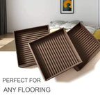 Yelanon Furniture Coasters,8 Pcs 2” Furniture Caster Cups - Non Slip Pads Hardwood Floors - Non Skid Furniture Grippers, Rubber Furniture Feet, Anti Slide Floor Protector for Bed Couch Stoppers