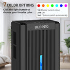 BEDRED Dehumidifier, 95Oz Dehumidifier for Home 1000 Sq.Ft