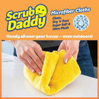 Scrub Daddy Household Cleaning + BBQ Bundle - BBQ Daddy Bristle Free Grill Brush - 2 Microfiber Cleaning Towels - All Purpose Cleaner PowerPaste Cleaning Paste + Scrub Mommy Sponge