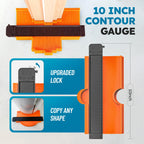 NAACOO Laminate/Vinyl Flooring Tools, Tapping Block for Vinyl Plank Flooring-Double Sided with Notches,10In Contour Gauge, Pull Bar, 40Pcs Floor Spacers,Rubber Mallet. Universal Floor Installation kit