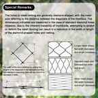 Vocray Bird Netting for Chicken Coop 25x25 Ft, 1/2" Mesh Aviary Netting