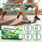 ULARCS Ketoconozola Cream Non-Irritating Cream 2%, For All Skin Types, 1oz