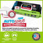Crocodile Cloth AutoSCRUB Heavy-Duty Cleaning Wipes, 60 Count