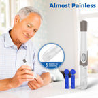 Metene TD-4116 Blood Glucose Monitor Kit, 100 Glucometer Strips, No Coding
