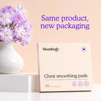 BLUMBODY Chest Wrinkle Pads – Anti-Wrinkle Silicone Patches Skin Firming, Smoothing – Reusable Overnight Chest Pads – Anti-Aging Crepe Erase Pad – Neck, Décolleté (1-Month Supply)