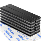 DIYMAG Strong Magnets, 12 Pack Neodymium Magnetic Strips Adhensive Backing
