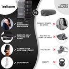 Trailoom Microfiber Workout Towels - Quick Dry, Highly Absorbing, Odor-Free, for Men & Women - Gym Sweat Sports Towel for Hot Yoga, Tennis, Running, Exercise, Working Out, Camping, Set of 5 Black