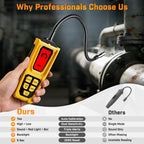 Natural Gas Leak Inspection Tool - Handheld Combustible Gas Sniffer with 11-Inch Gooseneck Propane Leak Tester with 3-Mode Indication, Gas Sniffer for Methane, Propane, LPG