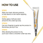 Dr.Melaxin Retinol Eyebag Cream for Puffiness, Dark Circles & Fine Lines, Wrinkle, EGF Anti-Aging Under Eye Moisturizer with Niacinamide&Ceramide Makeup friendly korean skin care