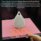 BIQU CryoGrip Pro Glacier Pink Compatible with Bambu-Lab P1S/P1P/P2S/X2D/X1C/X1E/A1 3D Printers 257x257MM Panda Build Plate Double Sided Upgrade Removable Surface Platform
