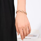 Ginyejly Gold Bracelets for Women 14K Gold Plated Cuff Bangles Non Tarnish Stackable Adjustable Trendy 2026 Jewelry valentines day gifts for Women