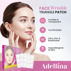Adellina New Anti Facial Wrinkle Patches: Anti Wrinkle Patches Overnight - Smile Line Pathces - Facial Wrinkle Patche for Forehead, Smile Line, Under Eyes (1 Count (Pack of 144))