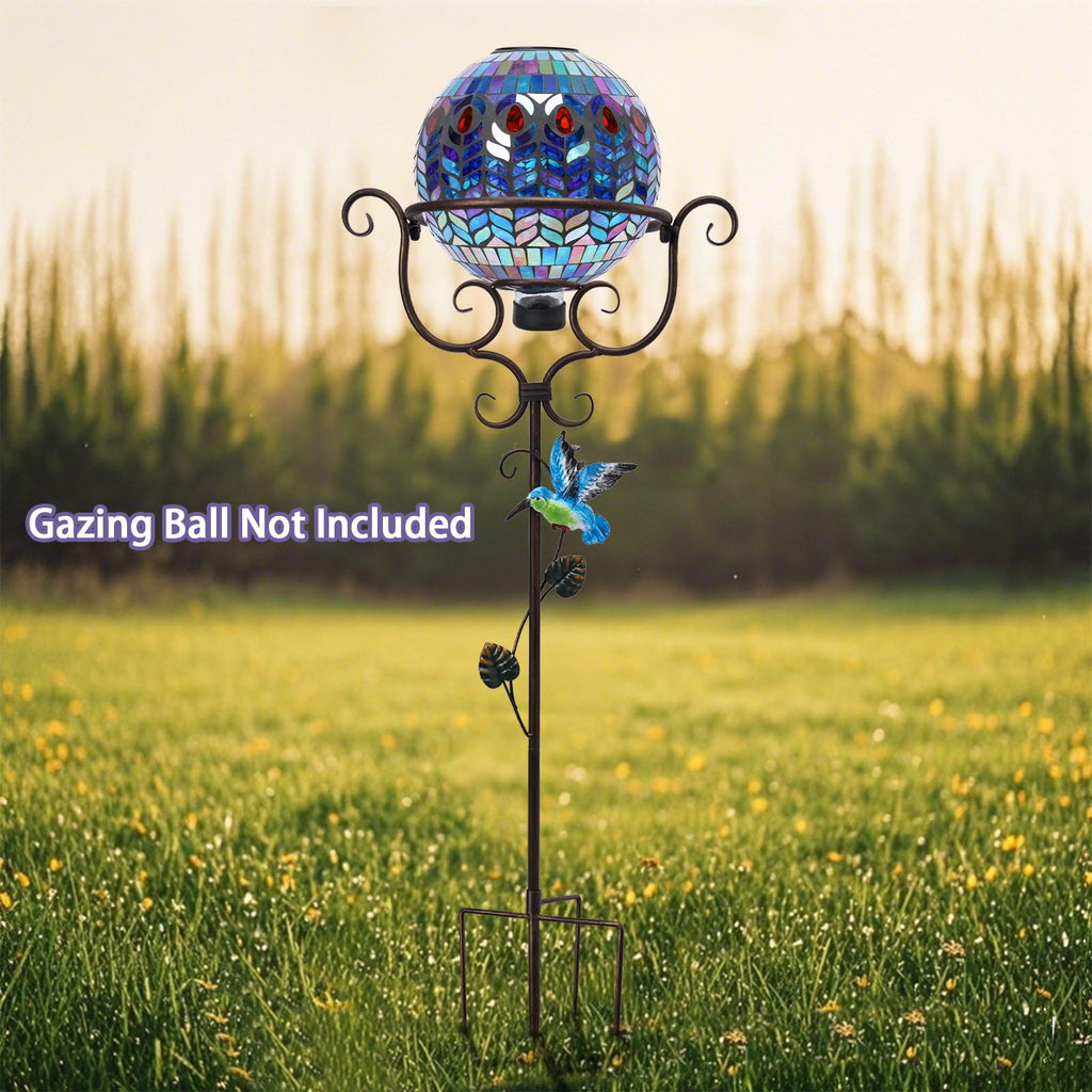 VCUTEKA Gazing Ball Stand, Metal Garden Gazing Globe Stand for 8-10" Balls