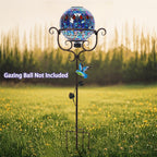 VCUTEKA Gazing Ball Stand, Metal Garden Gazing Globe Stand for 8-10" Balls