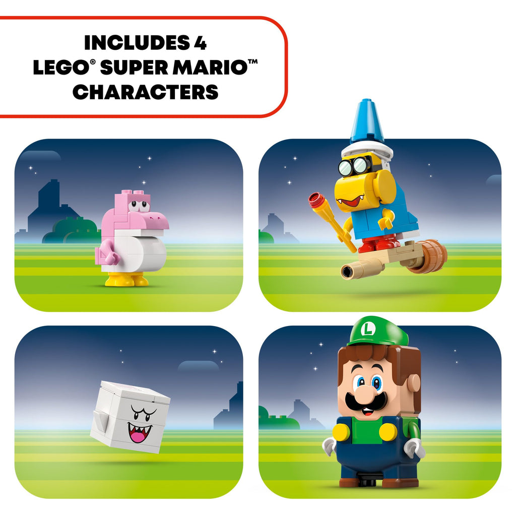 LEGO Super Mario Super Mario Adventures with Interactive Luigi Toy - Building Toys for Kids, Boys & Girls, Ages 6+ - Nintendo Birthday Gift Idea with 4 Figures - 71440