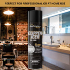 OMWAH 5 in 1 Clipper Icer Blade Cleaner and Lubricant Clipper Spray (3 pack) (15 oz. Can)…