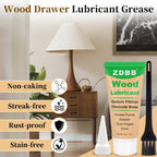 ZDBB Wood Drawer Wax Lubricant Paste Door Lubricant Drawer Slide Grease