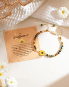 Tarsus Sunflower Gifts for Women, Sunflower Bracelets Jewelry Teen Gifts