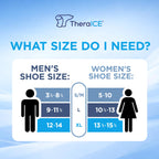 TheraICE Ankle Ice Pack Wrap for Swelling & Sprained Ankle Brace for Women Men, Cold Therapy Foot Heel Spur Support Compression Socks, Plantar Fasciitis & Achilles Tendonitis Sore Feet Pain Relief