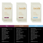 Jacob Bar, Protein Bars, Variety Pack (9 Bars Total) Contains 3 of Each; Chocolate, Vanilla, Berry - 20g Grass-Fed Protein, No Seed Oils, Nothing Artificial