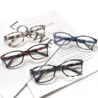 STASTEND 4 Pack Progressive Multifocus Reading Glasses for Women Men Spring Hinge Blue Light Blocking Readers (Multicolor-1, 1.75, x)