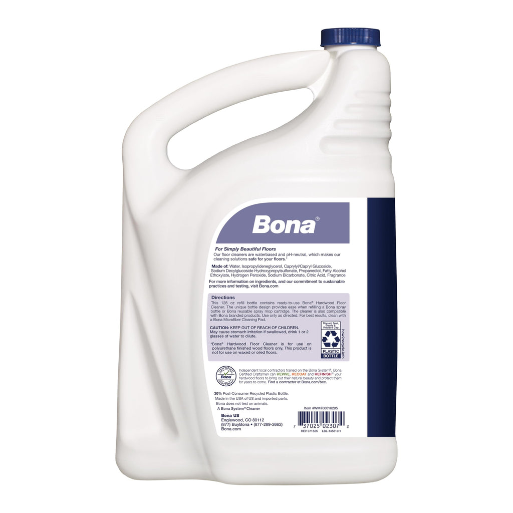 Bona Hardwood Floor Cleaner Refill - 128 fl oz - Lavender Thyme Scent