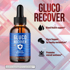 (5 Pack) Gluco Recover Drops, Official GlucoRecover Drops with All Natural Ingredients, Advanced Overall Health and Wellness Vitamin Formula Max Strength Active Lifestyle Multivitamins (150 Servings)