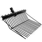 Cididu Pitch Manure Fork Head, Metal Pitch Fork for Garden, Durable Digging Fork Rake Head Replacement with Angled Tines, Stable Pitchforks Scoop for Mulch Horse Stall Picking up Hay Animal