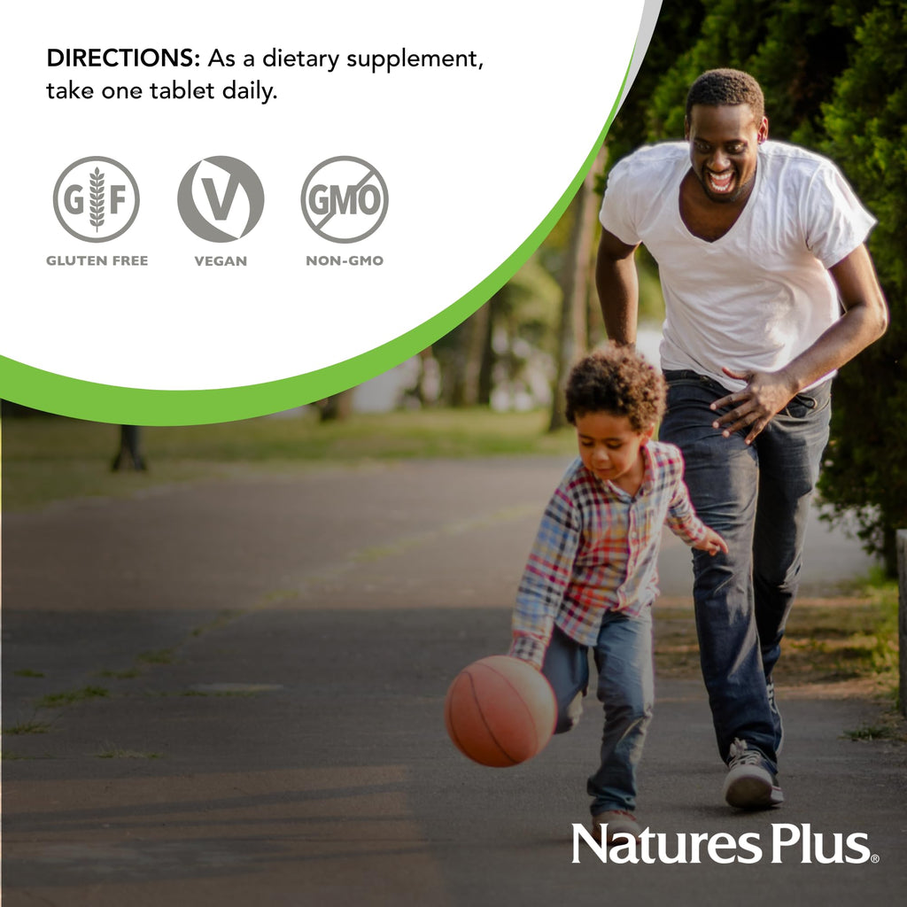 NaturesPlus Hema-Plex Iron - 60 Slow-Release Tablets - 85 mg Chelated Iron - Total Blood Health - With Vitamin C & Bioflavonoids - Non GMO, Vegetarian & Gluten Free - 60 Servings