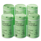 Biopure Antibacterial Hand Wipes Fresh Morning Breeze- Antibacterial Wipes with Aloe and Vitamin E Formula | 5"x7" Wet Wipes Canister | No Parabens, Sulfates or Phthalates, Kills 99% of Germs, 300 ct