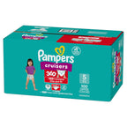 Pampers Diapers - Cruisers 360 - Size 5, 100 Count, up to 100% Leakproof Pull-On Diaper for Active Babies
