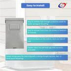 Long Term 240V 60A Pull Out Switch Box Non-Fused Disconnect Plastic Electronic Components Fused Disconnect Box