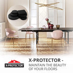 X-Protector 357 Pcs Black Felt Furniture Pads - Huge Quantity of Anti-Scratch, Heavy Duty Floor Protectors for Hardwood, Tile, Laminate - Suitable for Chairs, Tables, Sofa, Bed, Cabinet, Ottoman