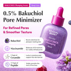 EQQUALBERRY Bakuchiol Plumping Serum | 0.5% Bakuchiol Retinol Alternative | Pore Minimizer for Sensitive Skin | Niacinamide & Peptide Wrinkle Care | Korean Skincare (1.01oz / 30ml)