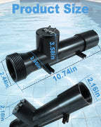 4CH4002-R Pool Ionizer Replacement Chamber for Hybrid Treatment System, Fits Above-Ground & In-Ground Pools, Hot Tubs, Spas up to 40,000 Gallons, Easy Setup