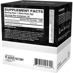 Jacked Factory Creatine Monohydrate Stick Packs 150g - 5g Daily Creatine Supplement for Men and Women, Vegan-Friendly, Third-Party Tested - 30 Servings, Unflavored