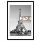upsimples 16x24 Picture Frame, Wall Decor Poster Frames, Black 1 Pack