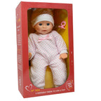 14 inch Soft Body Caucasian Baby Doll - Newborn Dolls for Girls with Doll Pacifier