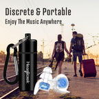 Hearprotek Concert Ear Plugs, 2Pairs Reusable high Fidelity Musician Ear Plugs for Concerts Loud Music-Noise Reduction Ear Protection earplugs for Rave,Festival,Music,Tinnitus Relief