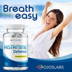 OjosLabs Advanced Histamine Defense - Natural D-Hist Supplement to Block Histamine Intolerance - 120 Capsules
