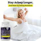 Fogoro Melatonin 60mg-Fall Asleep Faster, Stay Asleep Longer,High Dose
