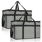 2 Pack Insulated Food Delivery Bag, XXXL Catering Bag for Keep Food Warming