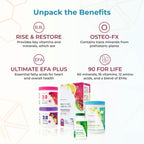 Youngevity Healthy Body Start Pak 3.0 Rise & Restore – 90 Essential Nutrients – 60 Minerals, 16 Vitamins, 12 Amino Acids, Essential Fatty Acids – Comprehensive Daily Nutrition