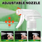 DIYSELF Spray-Bottle-Nozzle-Replacement, Universal Spray Bottle Top for Plastic Glass Bottles, Adjustable Trigger Sprayer, 24 Pcs Spray Nozzle Heads for Cleaning, Commercial Use, Chemical Resistant