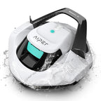 (2026 Upgrade) AIPER Seagull SE Cordless Robotic Pool Cleaner, Above Ground Pool Vacuum Lasts 100 Mins, Ideal for Flat Pools up to 860 sq.ft, Pearl (Renewed)