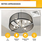 Hizashi E12 Candelabra LED Light Bulb 40 Watt Chandelier Light Bulbs Dimmable 5000K Daylight, B10 LED Candelabra Bulbs, 90+CRI, 4W, 450LM, Candle Light Bulbs, UL Listed, 12 Pack