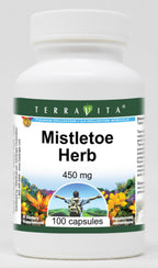 Terravita Mistletoe Herb - 450 mg (100 Capsules, ZIN: 511638) - 3 Pack